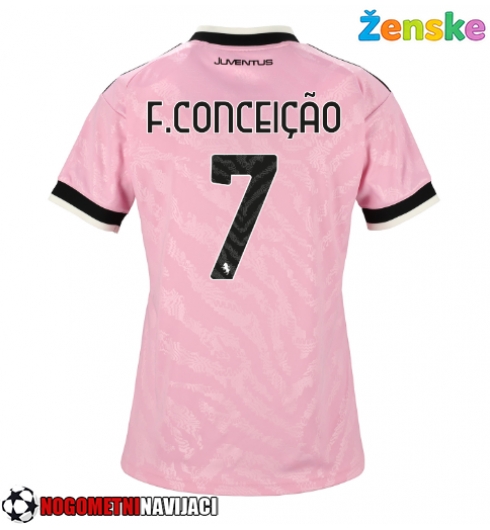 Ženske Nogometnih dresov Juventus Francisco Conceicao #7 Gostujoči 2026-27 Kratki rokavi Ženske Nogometnih dresov Juventus Francisco Conceicao #7 Gostujoči 2026-27 Kratki rokavi